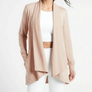 Athleta pranayama wrap sand pink size M LIKE NEW